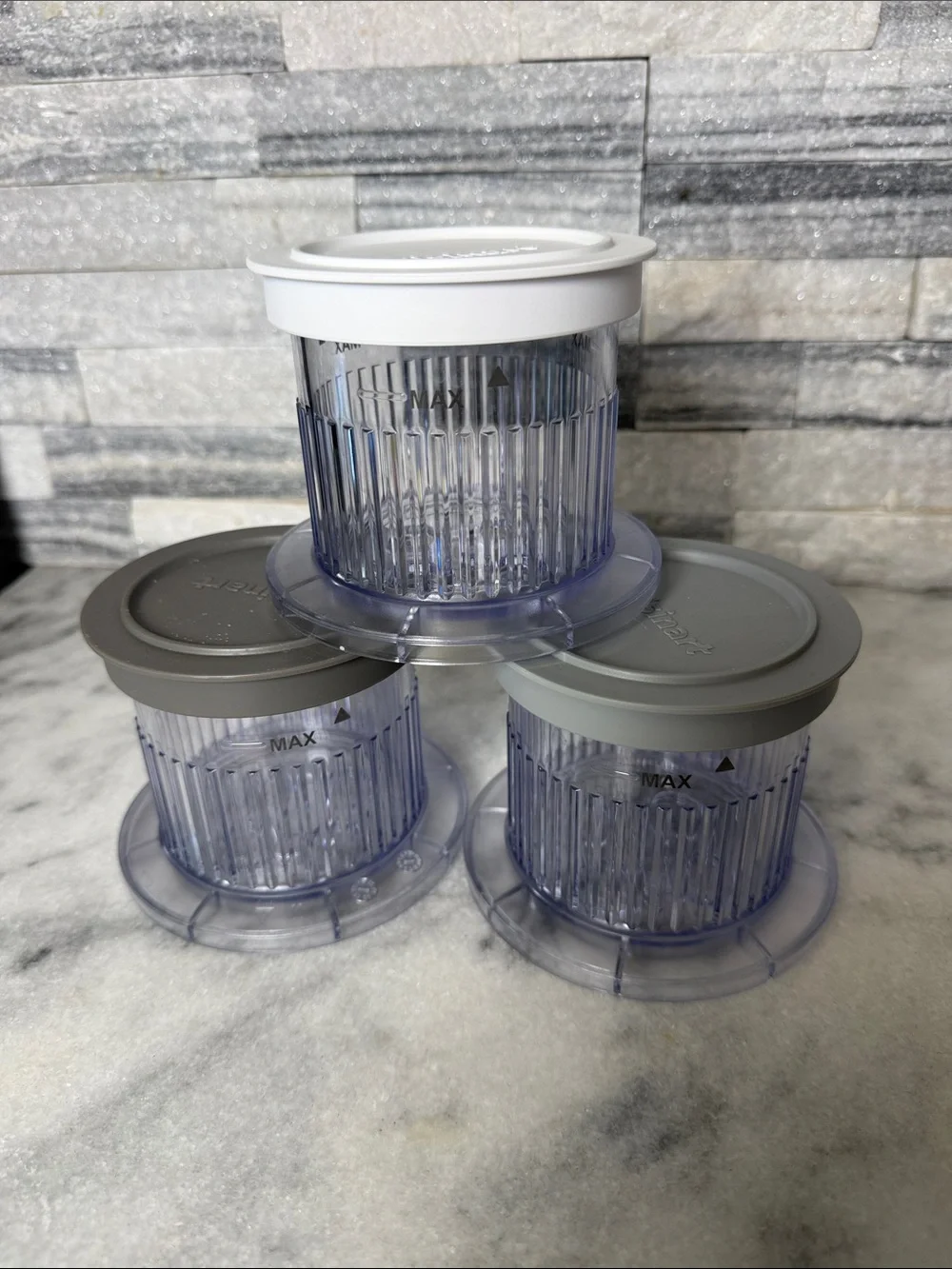Cuisinart Teal FastFreeze Ice Cream Maker with Three Clear Freezer Canisters